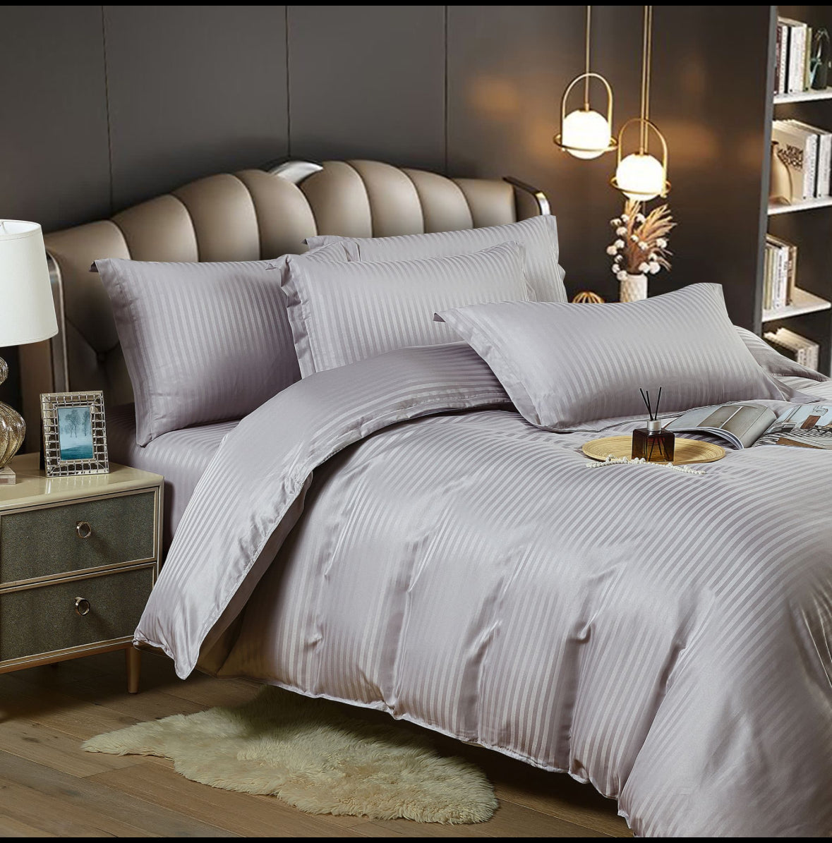 Lenjerie HoReCa,180/200,Damasc DeLux cu ELASTIC