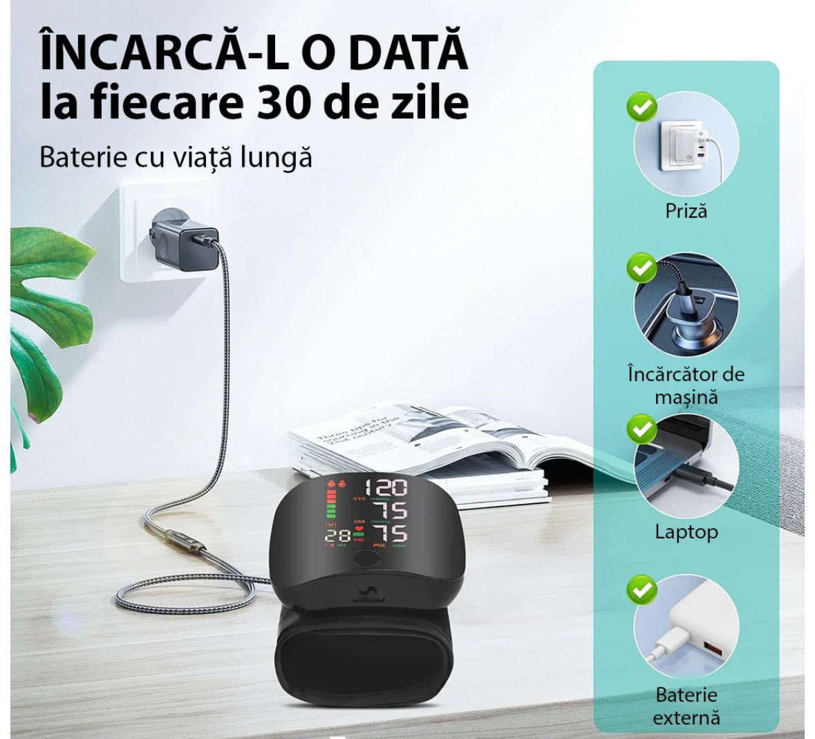 Tensiometru Digital Portabil 2026 - CardioPro™