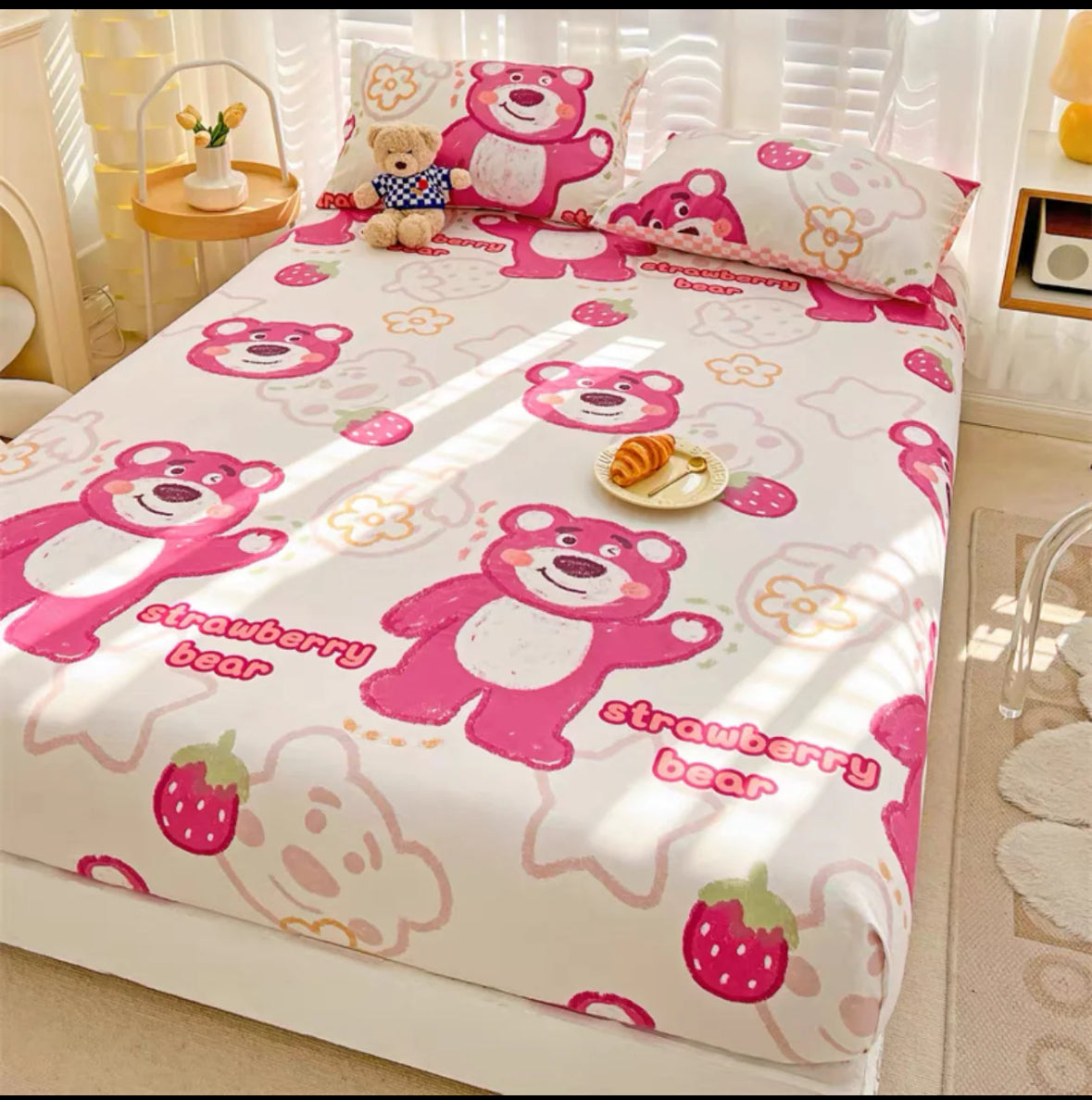 Husa de pat+2 fete de perna tip finet