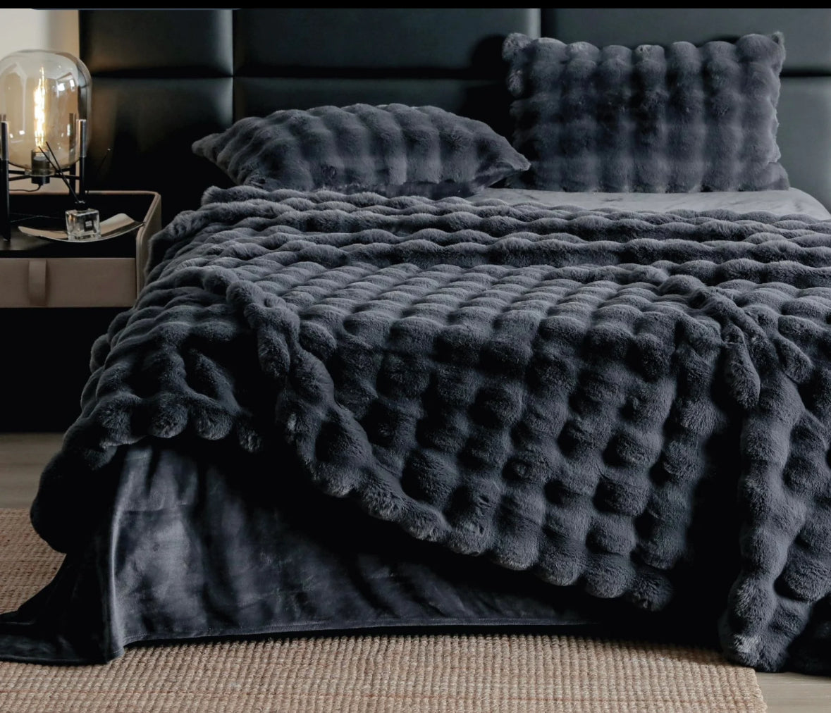 Lenjerie PREMIUM imitatie de iepure,6 piese