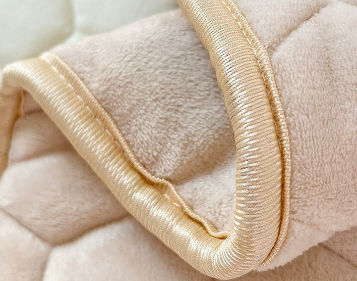 Topper 160/200 pentru saltea cu elastic,+2 fete de perna