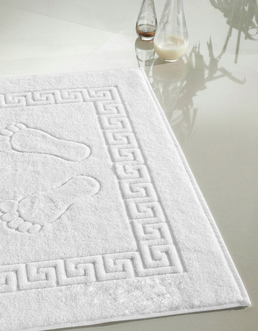 Set 3 Prosoape de picioare albe 50x70cm