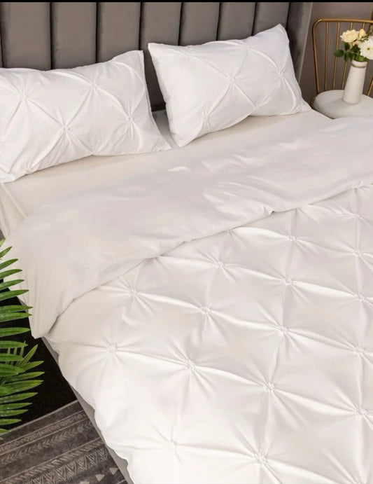 Lenjerie de pat elastic,cu PLIURI,6 piese