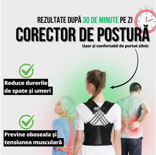 StaiDrept - Corector de Spate Universal Reglabil