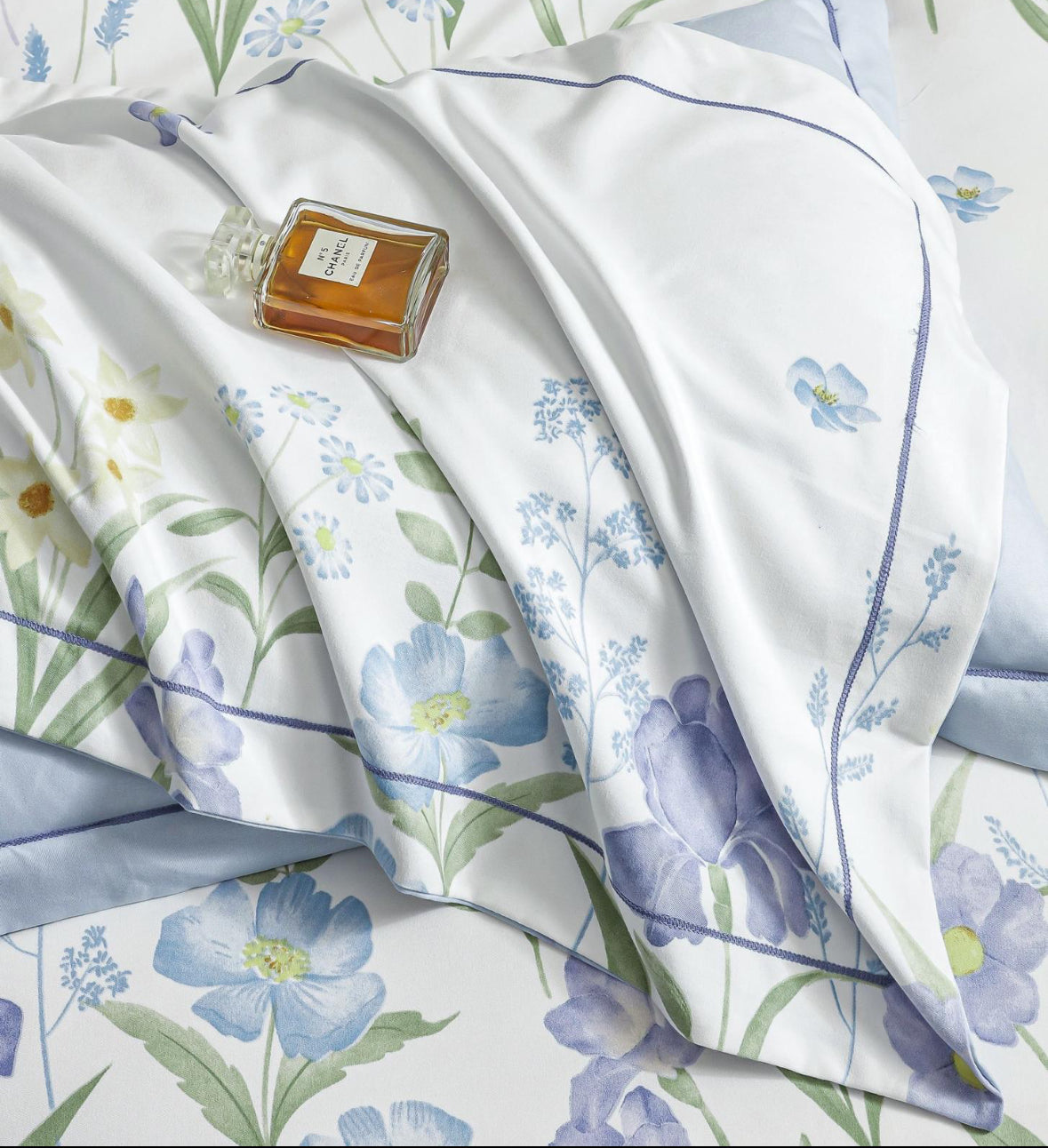 Vis Floral in Tonuri Delicate-Set Pat 6 Piese Moale si Confortabil