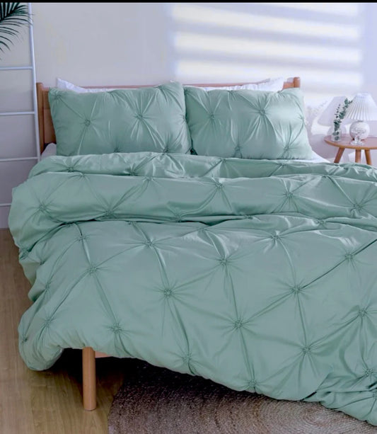 Lenjerie de pat elastic,cu PLIURI,6 piese