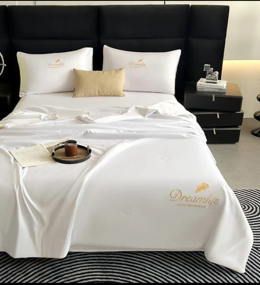 SET Premium+Pilota usoara Lenjerie din Matase