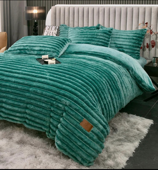 Lenjerie Premium Cocolino 4 piese cu elastic,dunga lata 5 cm