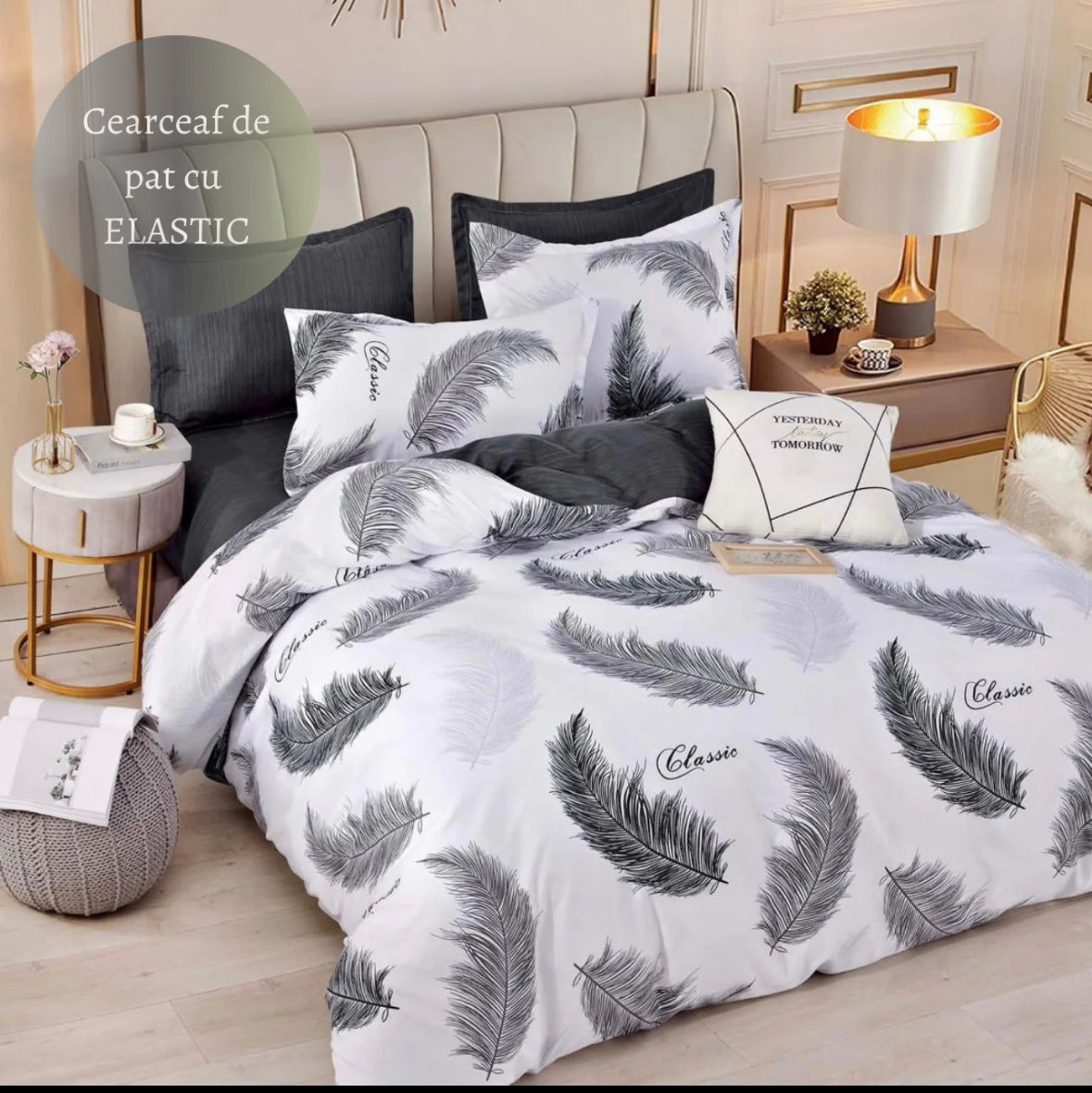 Lenjerii cu ELASTIC tip FINET 6 piese