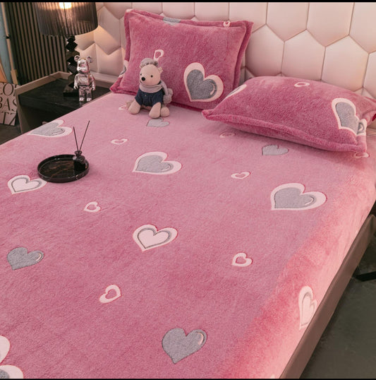 Husa Cocolino cu elastic+2 fete de perna,pat dublu