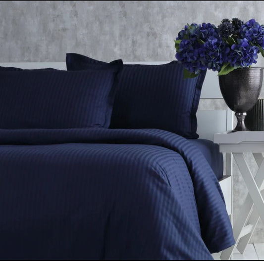 Lenjerie HoReCa pat dublu tip Damasc DeLux,6 piese