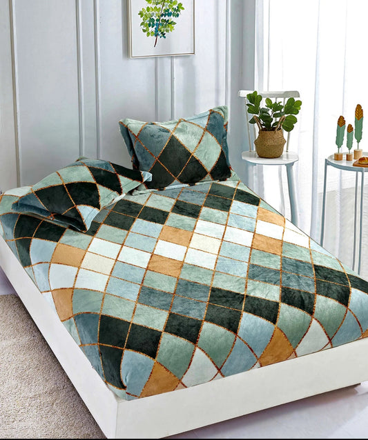 Husa Cocolino cu elastic+2 fete de perna,pat dublu