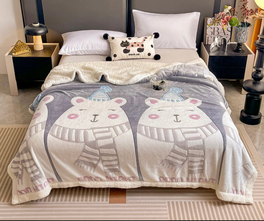 Patura groasa cu blanita 200/230,cu model