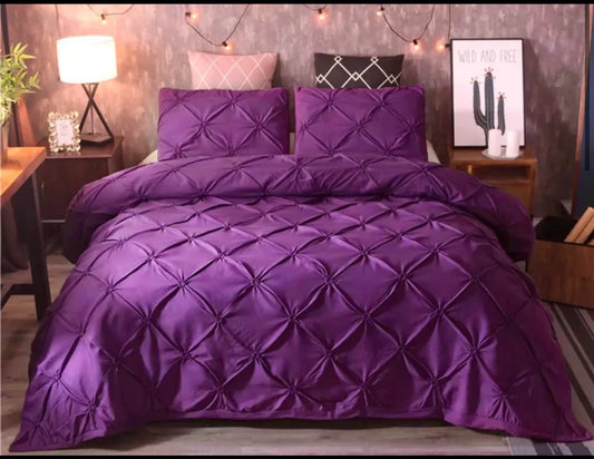 Lenjerie de pat elastic,cu PLIURI,6 piese