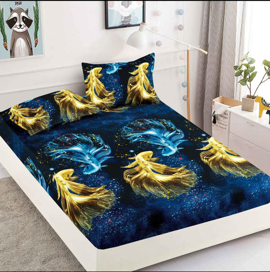 Husa de pat+2 fete de perna,Model 3D