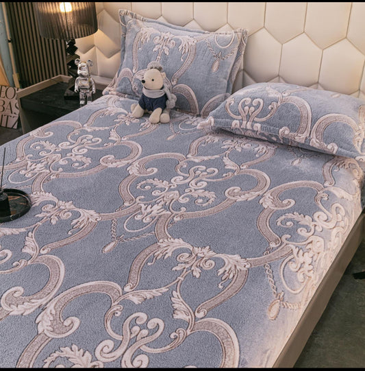 Husa Cocolino cu elastic+2 fete de perna,pat dublu