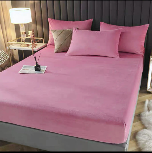 Husa pentru saltea tip Catifea+2 fete de perna 50x70