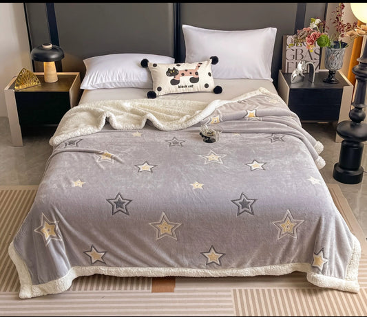 Patura groasa cu blanita 200/230,cu model