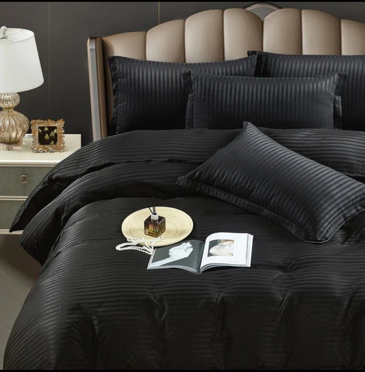 Lenjerie HoReCa,pat dublu,Damasc DeLux,6 piese