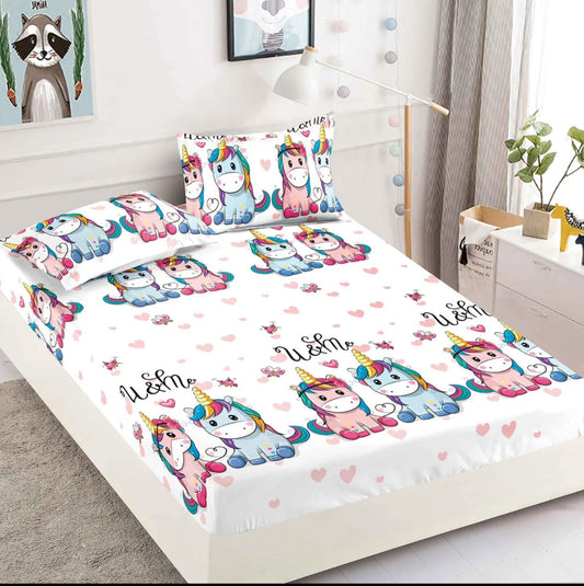 Husa de pat+2 fete de perna,Model 3D