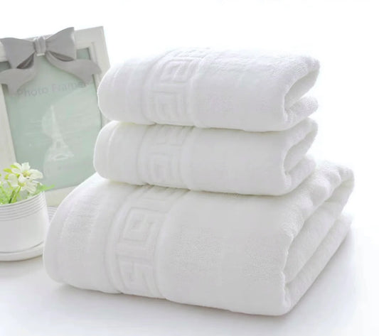 Set 3 Prosoape din Bumbac 100%,putere mare de absortie 1x 70x130,2x 50x90