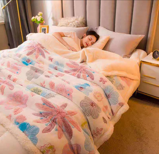 Patura groasa cu blanita 200/230,cu model