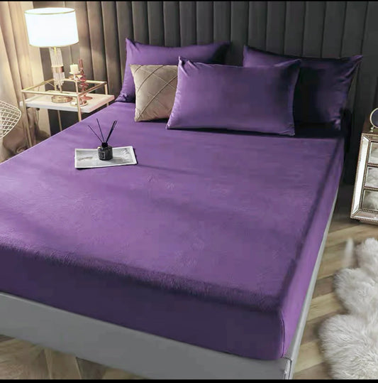 Husa pentru saltea tip Catifea+2 fete de perna 50x70