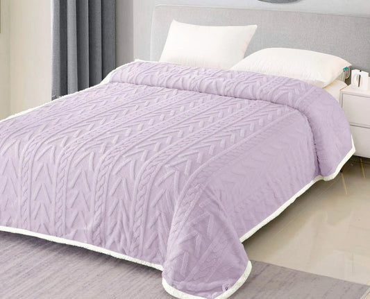 Patura groasa de VIS cu 2 texturi EXCLUSIVE 200/230,model impletit in relief